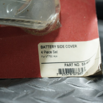 Show Chrome Battery Side Cover 4pc Set Honda CT750 ACE NOS Rare 53-403