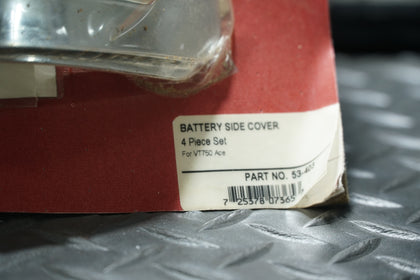 Show Chrome Battery Side Cover 4pc Set Honda CT750 ACE NOS Rare 53-403 photo 5
