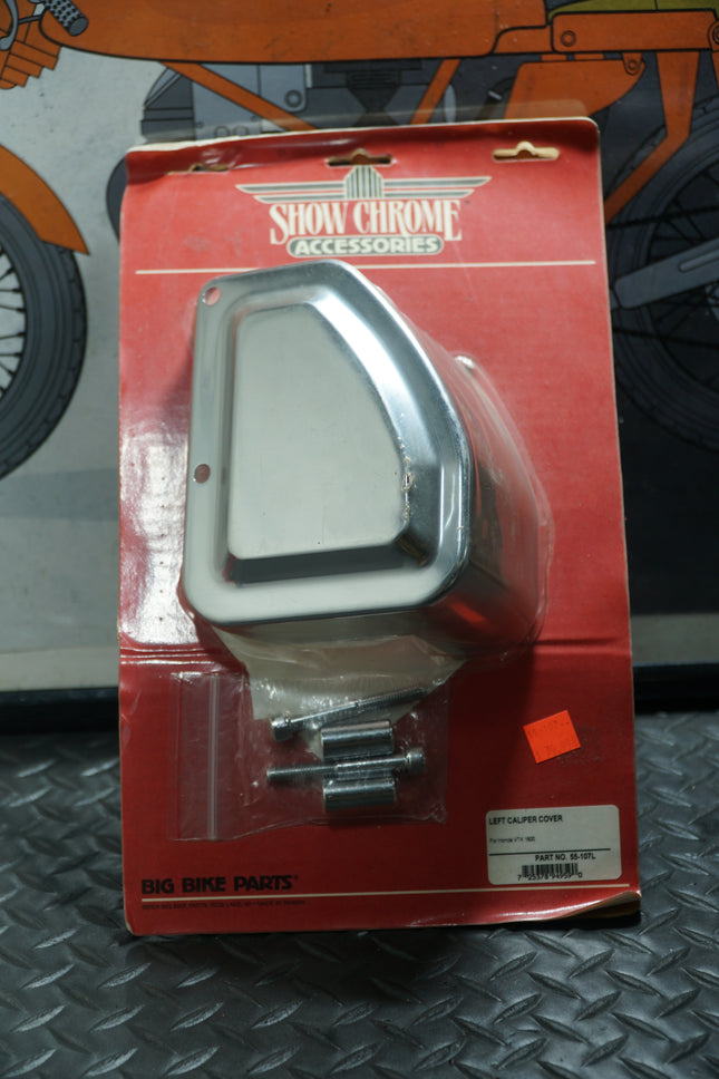 Show Chrome Front Left Caliper Cover Honda VTX1800 2002-2008 NEW 55-107L
