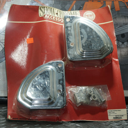 Show Chrome Front Caliper Covers Yamaha VS1100 NEW 63-605 1703-0014
