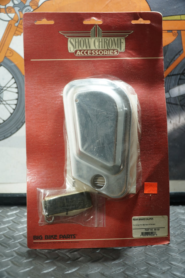 Show Chrome Rear Caliper Cover Honda VTX1800 Retro & Standard NEW 55-121