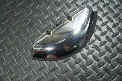 1988 Harley FLHTC Electra Glide Lower Triple Tree Cover Trim Chrome OEM photo 2
