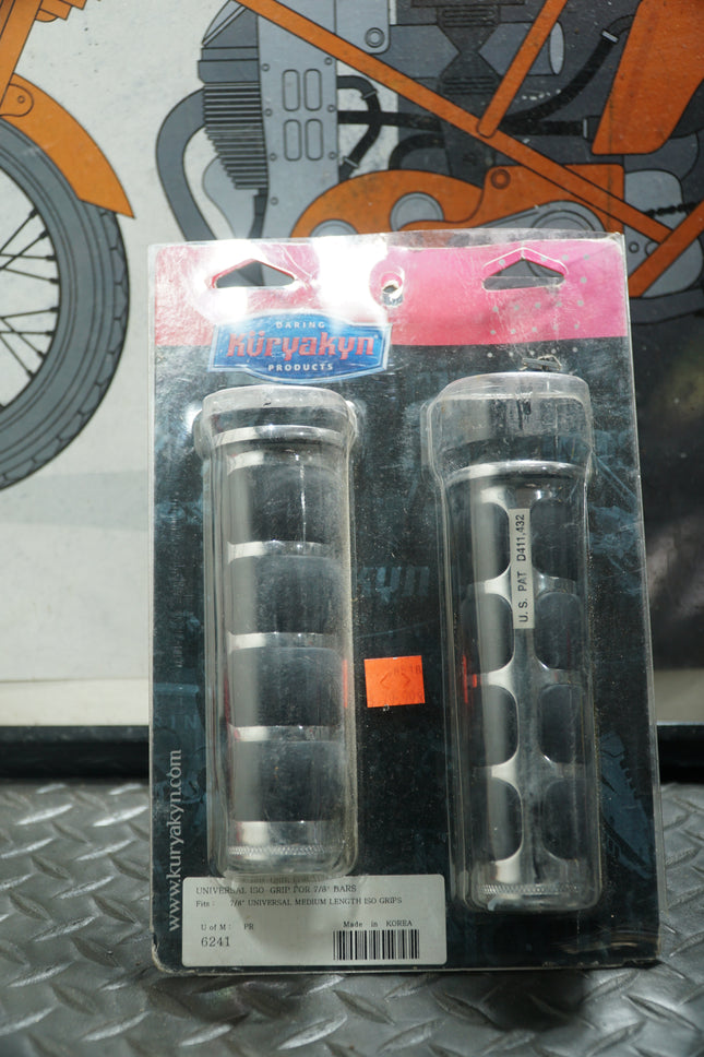 Kuryakyn ISO Handlebar Grips Universal 7/8” Bars 6241 NEW