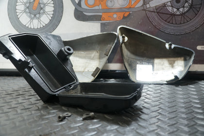 Yamaha Virago XG700 Side Covers Left & Right Toolbox OEM w/ Bolts photo 6