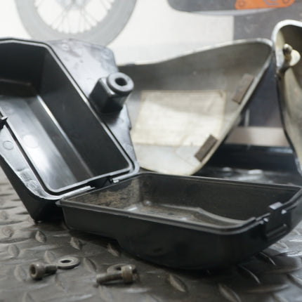 Yamaha Virago XG700 Side Covers Left & Right Toolbox OEM w/ Bolts