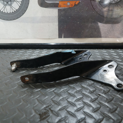 2002-2003 Harley Super Glide Exhaust Bracket Mounts Pair OEM