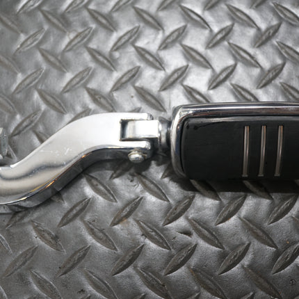 2004 Harley CVO FLHTCSE Street Glide Passenger Foot Peg w/ Chrome Mount OEM