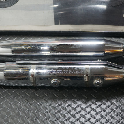 2000-2004 Harley OEM Exhaust Muffler Set 65094-00 65890-00 Touring