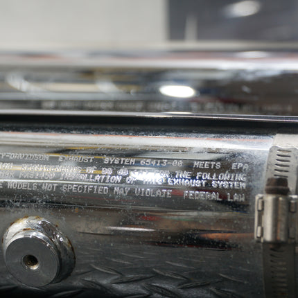 2000-2004 Harley OEM Exhaust Muffler Set 65094-00 65890-00 Touring