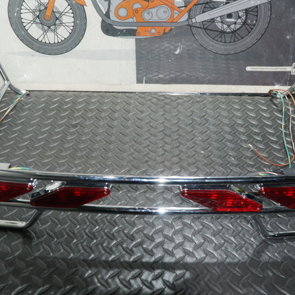 Kuryakyn KY-3099 Honda GL1500 Gold Wing Tourbox Chrome Light Rail with LED Lights