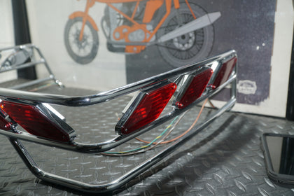 Kuryakyn KY-3099 Honda GL1500 Gold Wing Tourbox Chrome Light Rail with LED Lights photo 6