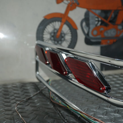 Kuryakyn KY-3099 Honda GL1500 Gold Wing Tourbox Chrome Light Rail with LED Lights