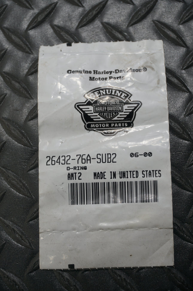 Genuine Harley Davidson OEM 26432-76A-Sub2 O-Ring USA NOS 2 Pcs