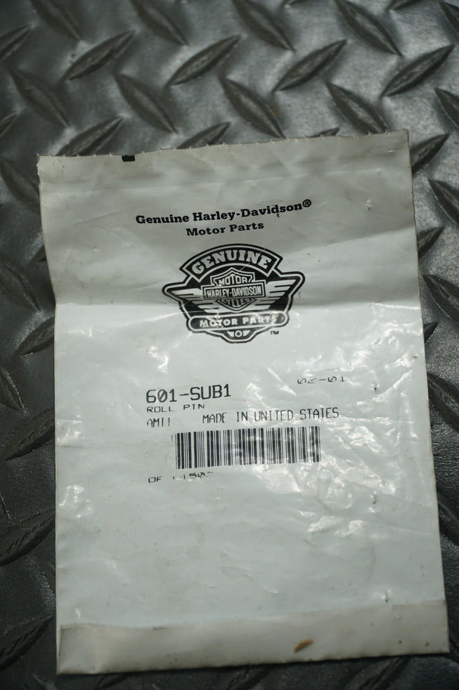 Harley Davidson Roll Pin 601-SUB1 Genuine OEM NOS USA