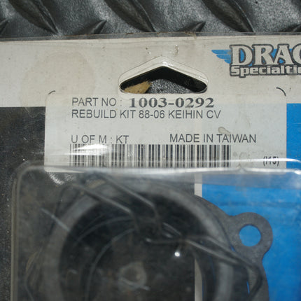 Drag Specialties Carb Rebuild Kit 88-06 Keihin CV & Butterfly Style New