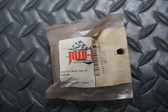 Mid USA Stay-Put Race Inner Primary Mainshaft Bearing 34091-85 Harley