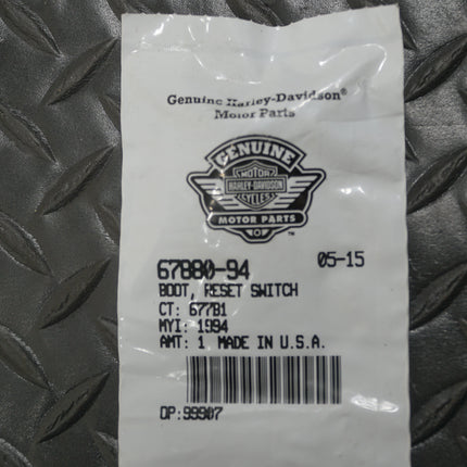Harley Davidson Pushbutton Boot 19-1088 67880-94 NTRB-01 Qty 1 OEM