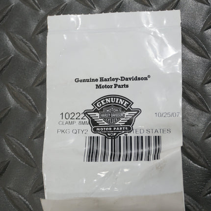 Harley Davidson Genuine 8mm Clamp 10222 OEM USA