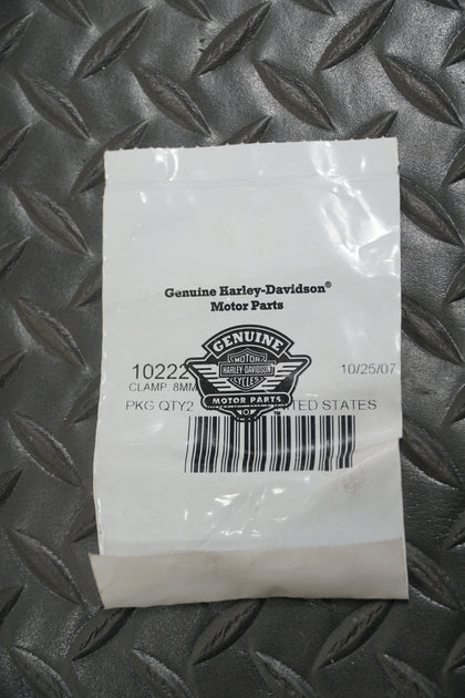 Harley Davidson Genuine 8mm Clamp 10222 OEM USA photo 1