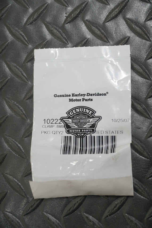 Harley Davidson Genuine 8mm Clamp 10222 OEM USA