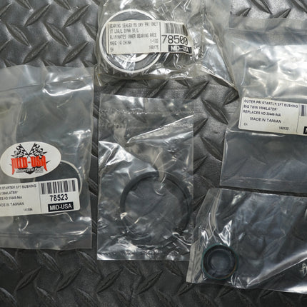 Mid USA 78502 Primary Bearing Bushing Seal Kit Harley Big Twin 94-06
