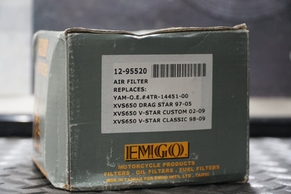 EMGO 12-95520 Air Filter Yamaha V-Star 650 Drag Star 4TR-14451 photo 2
