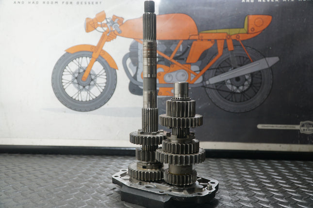 1999-05 Harley Softail 5-Speed Transmission Trap Door OEM Missing Gears
