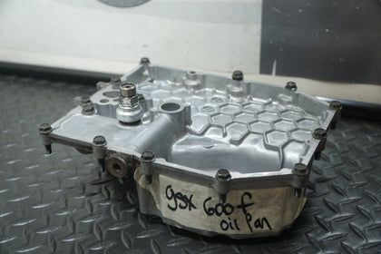 1998-2006 Suzuki Katana GSX600F Oil Pan OEM w/ All Bolts Stripped Drain Bolt photo 2