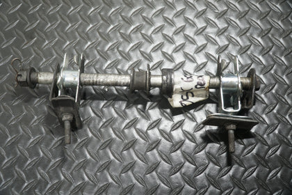 2001-2006 Suzuki GSX600F Katana Rear Wheel Spindle Axle B071 w/ Adjusters photo 1
