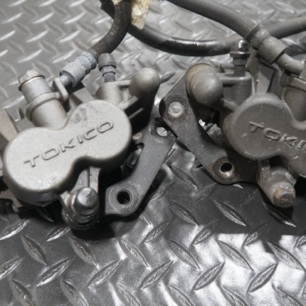 1998-2006 Suzuki GSX600F Katana Front Brake Calipers OEM w/ Hardware