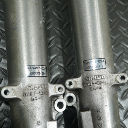 Harley Touring Showa G5B3-50R G5B3-70L Lower Fork Sliders OEM New No End Cap