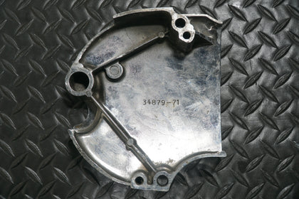 Harley Sportster Chrome Electric Start Transmission Cover 34879-71 OEM photo 2