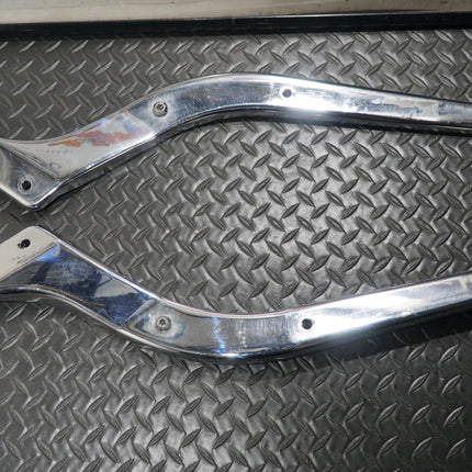 2008 Harley Softail Fat Boy Chrome Rear Fender Strut Cover Set OEM 47814-08