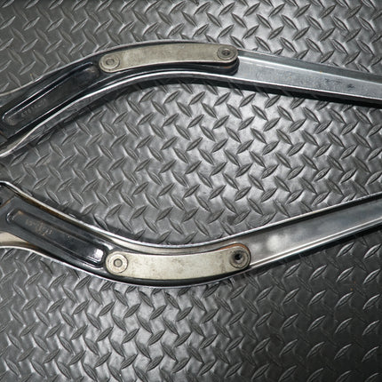 2008 Harley Softail Fat Boy Chrome Rear Fender Strut Cover Set OEM 47814-08