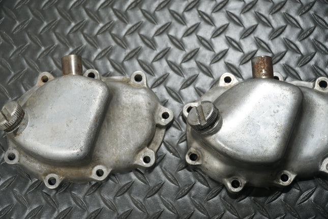 Harley Shovelhead Big Twin Transmission Side Cover Lot of 4 OEM Vintage