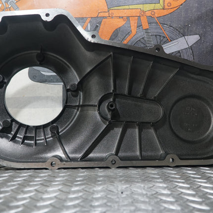 Harley Dyna Softail Outer Primary Cover 2006-17 Wrinkle Black OEM
