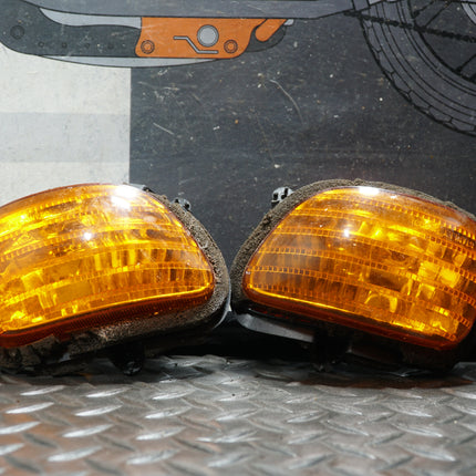 2005 Honda Goldwing GL1800 Front Turn Signal Lens Housings Left & Right OEM