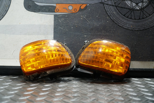 2005 Honda Goldwing GL1800 Front Turn Signal Lens Housings Left & Right OEM
