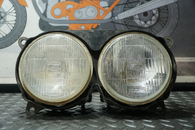 1989 Yamaha FZR600 Koito Dual Headlight Housing Assembly Y638-1 OEM