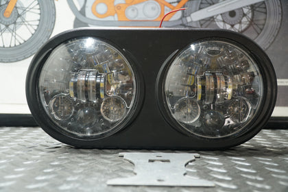 Custom Dynamics Chrome Adaptive LED Headlamp PB-RG13A-C Harley Road Glide photo 1
