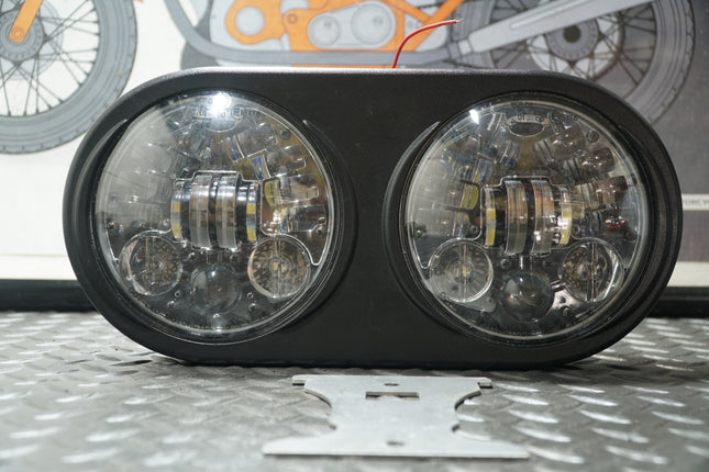 Custom Dynamics Chrome Adaptive LED Headlamp PB-RG13A-C Harley Road Glide