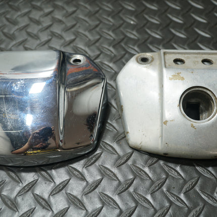 Harley FXR Headlight Visor Cover + 1975 XLCH Sportster Dash Panel 67888-74