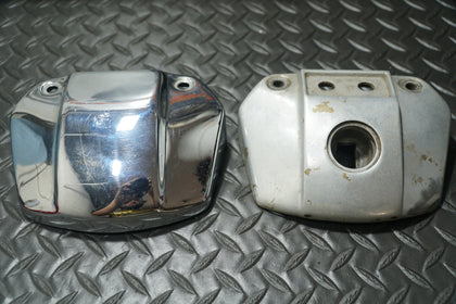 Harley FXR Headlight Visor Cover + 1975 XLCH Sportster Dash Panel 67888-74 photo 1