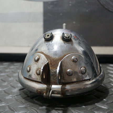 Bates KD-869 Vintage Motorcycle Headlight Rusty Housing No Brackets Included