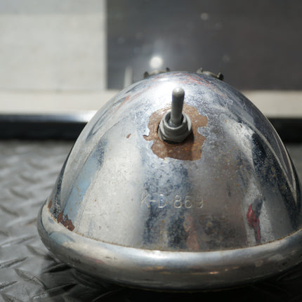 Bates KD-869 Vintage Motorcycle Headlight Rusty Housing No Brackets Included