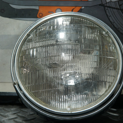 Kawasaki KZ650 Headlight with Rim 10/77 Working Light Unit