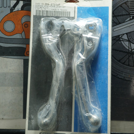 Drag Specialties Chrome Wide Lever Set Harley Davidson 1996-2002 NOS New