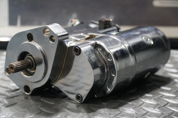 Spyke 2.0kW Chrome Starter Harley Big Twin Engines High Torque Used Tested