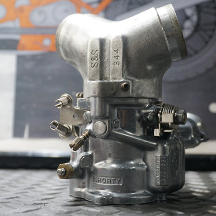 Harley S&S Super E Shorty Carburetor Assembly 388 X158 Manifold Cleaned