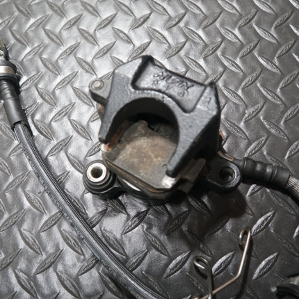 2002 Buell Blast 500 Rear Brake System w/ Caliper Bracket Complete